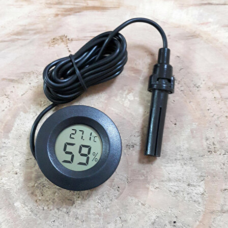 Kuluçka Makinası için Problu Termometre Sıcaklık,Nem ölçer thr159