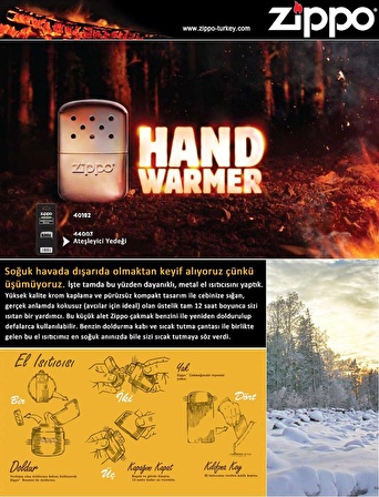 Zippo Benzinli 12Saat Hand Warmer El Isıtıcısı Cep Sobası 40365x