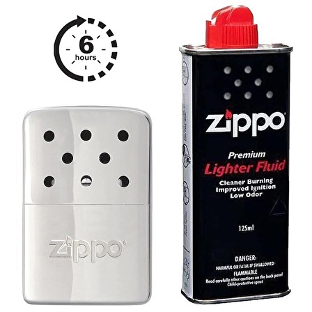 Zippo Benzinli 6 Saat Hand Warmer El Isıtıcısı Cep Sobası 40360x