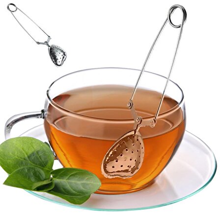 Paslanmaz Çelik Çay Demleme Aparatı Bitki Çayı Süzgeci Demleme cin525