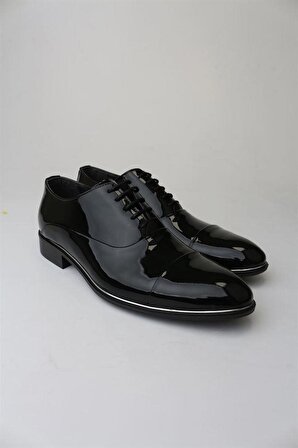 Rugan Bağcıklı Smokin Ayakkabı 1033225171 Siyah