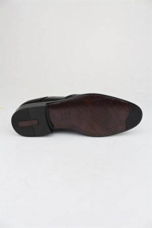 Hakiki Deri Bağcıklı Klasik Ayakkabı 1033225200 Siyah
