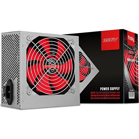  Frisby 350W 12CM Siyah Power Supply (FR-PW35C12) 