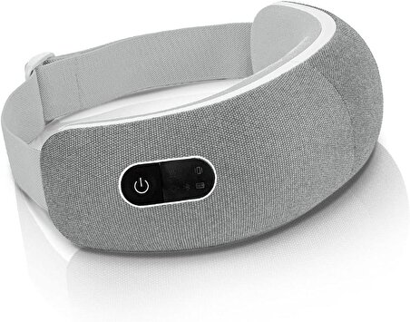 LifePro Akıllı Göz Masaj Aleti - Baş Agrısı Giderici Cihazı, Bluetooth Müzik - Gri