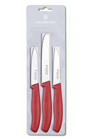 Victorinox Swiss Classic 6.7111.3 Sebze Bıçağı Seti 3'lü Siyah 