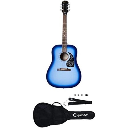 Epiphone Starling Akustik Gitar Başlangıç Paketi (Starlight Blue)