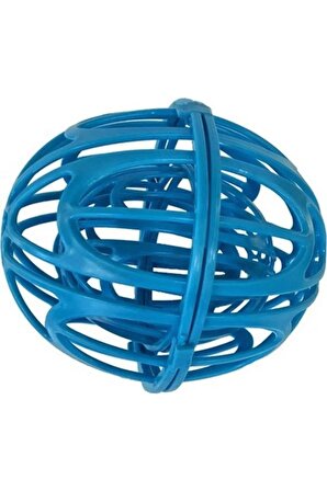 Plastik Sütyen Koruyucu Yıkama Aparatı Sepeti Topu Filesi Mavi