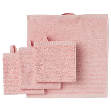 IKEA VAGSJÖN El Havlusu - Açık Pembe - 30x30 cm - 4 adet