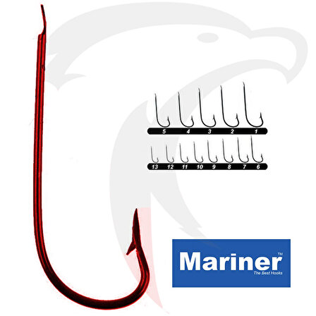 Outdoor Balıkçılık Mariner 15220 No: 9 Kırmızı İğne (100'lü)