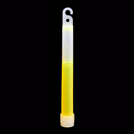 Outdoor Kampçılık Argeus 6" Kimyasal Işık Çubuğu Sarı Renk 15 cm (Glow Stick)