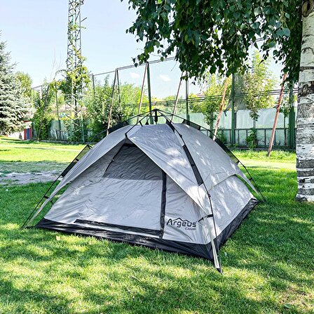 Outdoor Kampçılık Argeus Infinity 4 Kişilik 3 Mevsim Otomatik Kamp Çadırı (ARG-206)