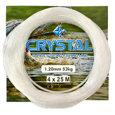 Outdoor Balıkçılık Cyrstal Beyaz Poşet Misina 1.20 mm