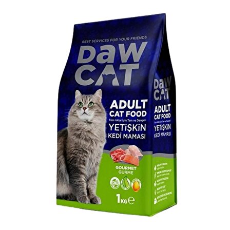 Outdoor Dawcat Gurme Yetişkin Kedi Maması 1 Kg