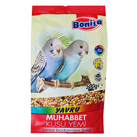 Outdoor Bonisa Yavru Muhabbet Kuş Yemi 500 Gr