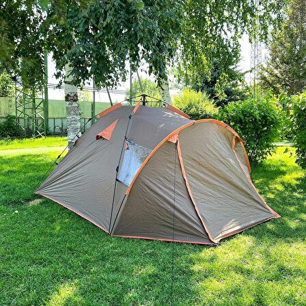 Outdoor Kampçılık Argeus Iglo 4 Kişilik 4 Mevsim Extreme Kamp Çadırı (ARG-204)