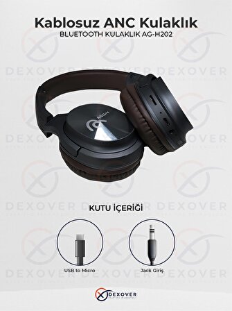 Bluetooth Kulaklık İos / Android Stereo Kulaklık AG-H202