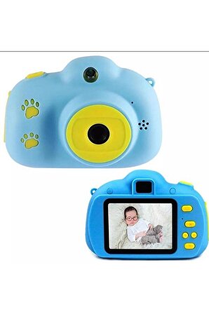 QASUL Çocuk Kamerası, 1080P Çift Kamera Odaklı Yüksek Çözünürlüklü Çekim ve Video Kaydı Erkek ve Kız Çocuklar için Küçük Çocuk