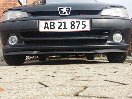 Peugeot 106 uyumlu ÇUPRA Ön Tampon Lipi Cupra Lip 3 Parça