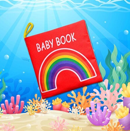 Lisinya247  İngilizce Renkli Bebek Kumaş Sessiz Kitap alithestereo