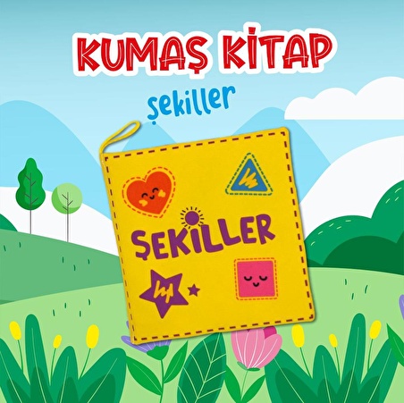 Lisinya247  Şekiller Kumaş Sessiz Kitap alithestereo