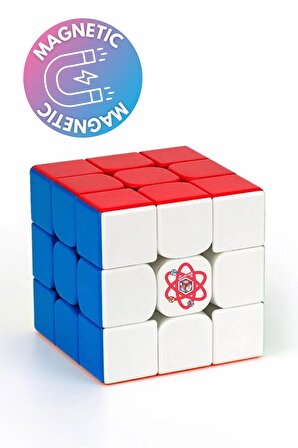 3x3 Profesyonel Rubik Akıl Zeka Küpü SpeedCube Mıknatıslı Manyetik Magnetic Eğitici Oyuncak Hız Küpü