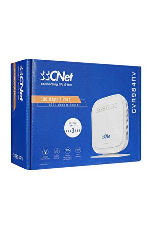  C-Net Cvr 984Rv 4 Port 300 Mbps Wireless N Vdsl2/Modem