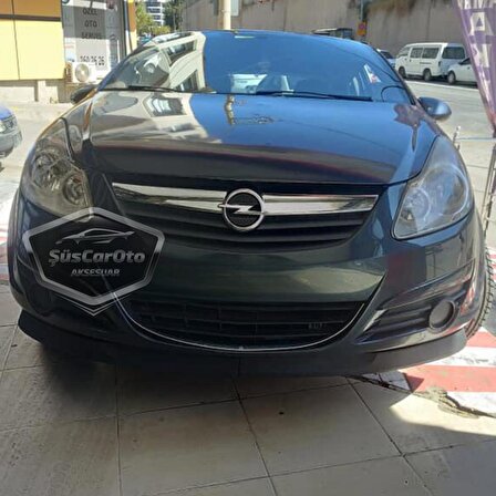Opel Corsa D 2006-2014 Uyumlu Üniversal Astra H lip Esnek Ön Lip 2 Parça Tampon Altı Dil Karlık Ön Ek