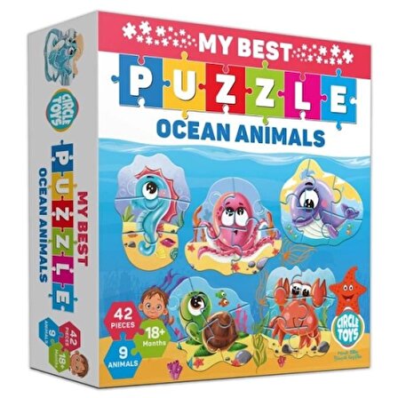 Circle Toys My Best Puzzle Ocean Animals