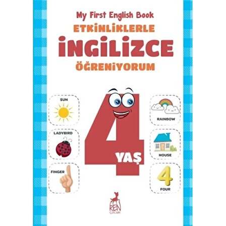 Etkinliklerle İngilizce Öğreniyorum 4 Yaş - My First English Book