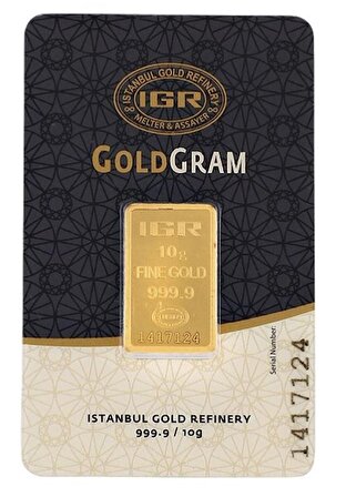 10 gr 999.9 IAR Gram Külçe Altın