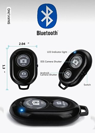 Ring Fill Light LED Işıklı Bluetooth Kumandalı Tripod 10 Inç Halka Makyaj Işığı Ayaklı 10 Inç