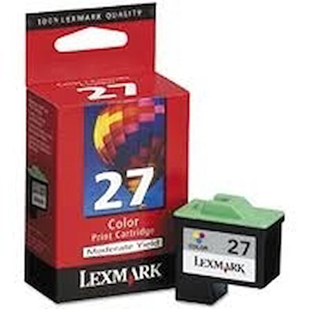 Lexmark 27 10N0227 Renkli Orjinal Kartuş