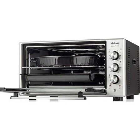 Arzum AR2002 Cookart Maxi Çift Camlı 50 lt Inox Fırın Teşhir