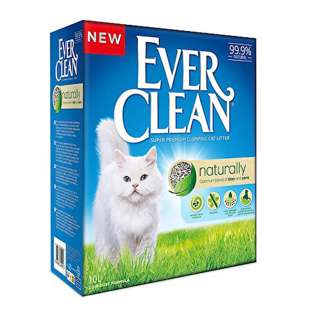 Ever Clean Naturally Doğal Koku Önleyici Parfümsüz Topaklanan Kedi Kumu 2x10 Lt 