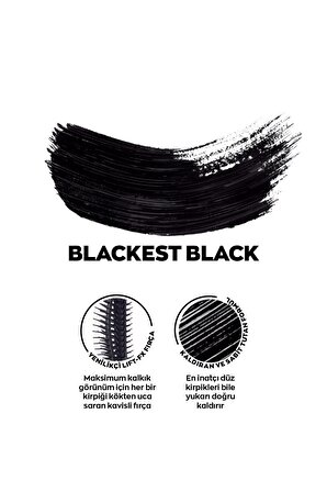 Avon Unlimited Kirpiklere Kalkık Görünüm Veren Maskara 10 Ml. Blackest Black