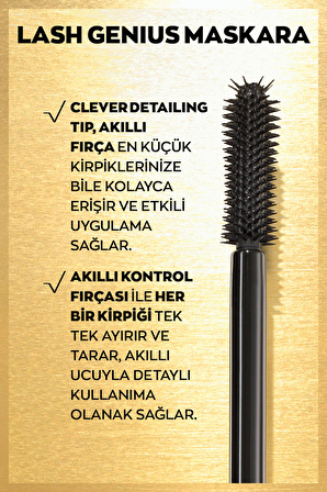 Avon True Lash Genius Maskara 10 Ml. Blackest Black