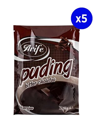 Arife Bitter Çikolatalı Puding 150 Gr x 5 Adet
