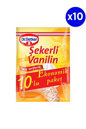 Dr. Oetker Şekerli Vanilin 10x5 Gr x 10 Adet