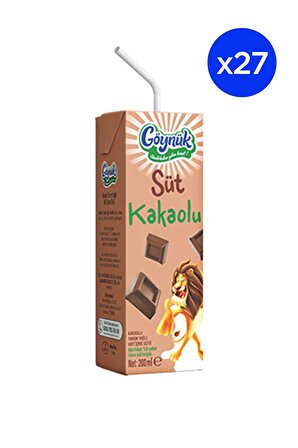Göynük Kakao Aromalı Süt 200 Ml x 27 Adet