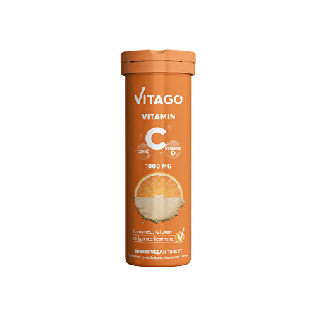 Vitago Vit C 10’lu Efervesan Tablet