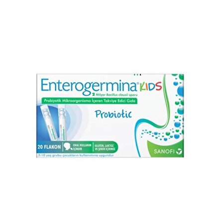 Enterogermina Kids Probiyotik 20×5 ml Flakon (20 Flakon)