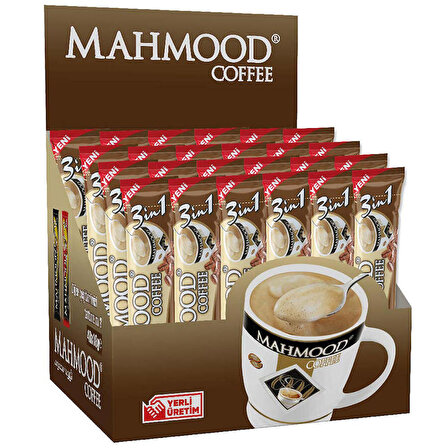 Mahmood Coffee Sütlü Köpüklü 3'ü 1 Arada 18 gr 48'li Hazır Kahve