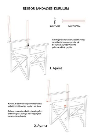 Bahçe&Balkon&Teras&Cafe 3'lü Rejisör Masa-Sandalye Takımı (60x80cm Masa)