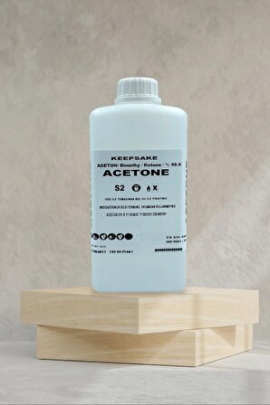 Keepsake Acetone Besleyici Pompalı Aseton 1 lt
