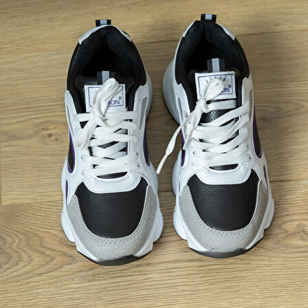 +8 cm Boy Uzatan Gizli Topuklu Kadın Spor Ayakkabı Çok Renkli Sneaker
