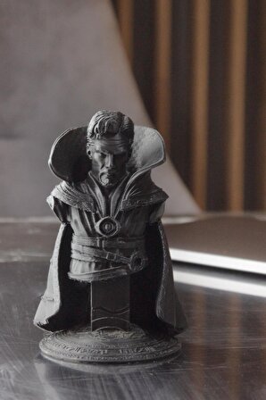 Marvel Evreninin Büyülü Kahramanı Dr. Strange 3D Baskı Büstü 15 cm