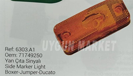 Fiat Ducato Yan Sinyal Lambası Duy lu , Ducato Yan Çita sinyali ,Oem no 71749250