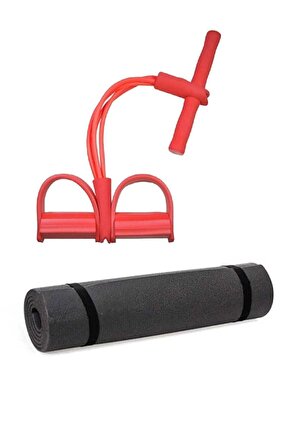 Buffer Pilates Ve Yoga Mat + Body Trimmer Kürek Çekme Aleti Kondisyon Küreği