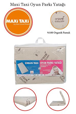 Maxi Taxi Organik Pamuk Oyun Parkı Yatağı 70x110