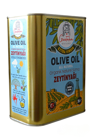 Gustolea Nature Organik Bebek Soğuk Sıkım İlk Hasat Naturel Sızma Zeytinyağı (0,6 Asit) 2 L